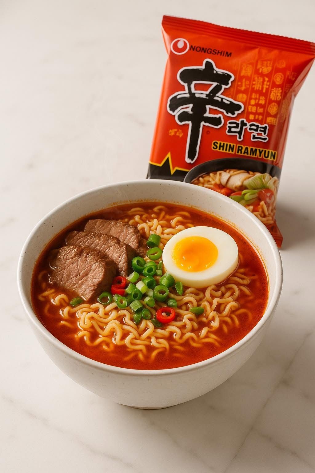 Korean Ramen Classics 4 Pack Set — Taste Korea’s Favorites(Shin Ramen | Jin Ramen | Buldak Hot Chicken | Chapagetti)